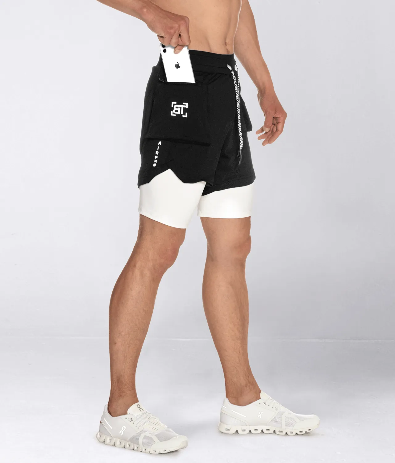 3600 . AirPro Regular-Fit Shorts - Black