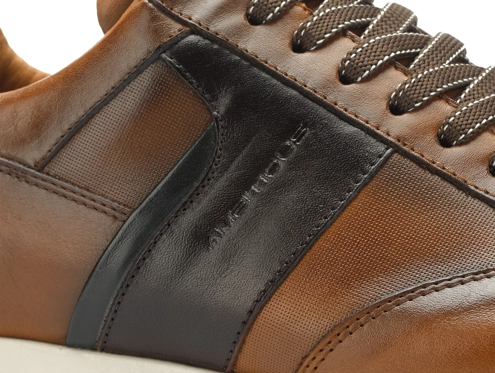 Ambitious SLOW Classic Sneaker 11721 - Cognac Combi