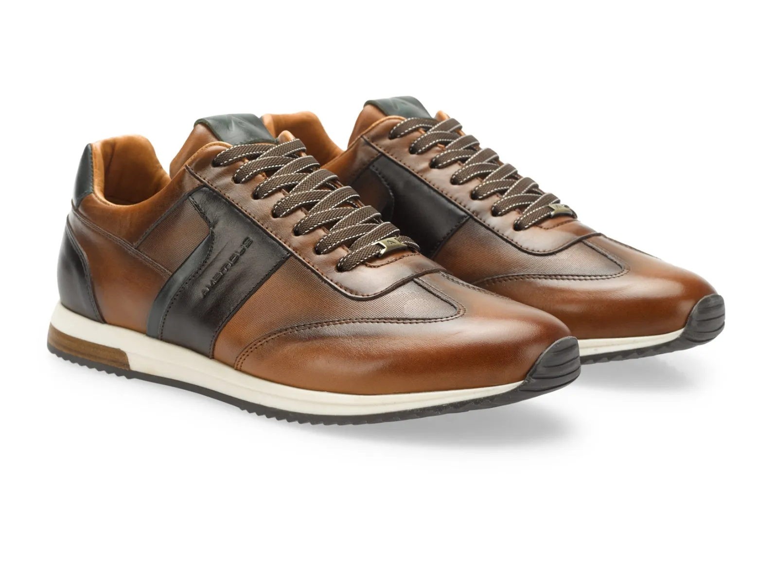 Ambitious SLOW Classic Sneaker 11721 - Cognac Combi