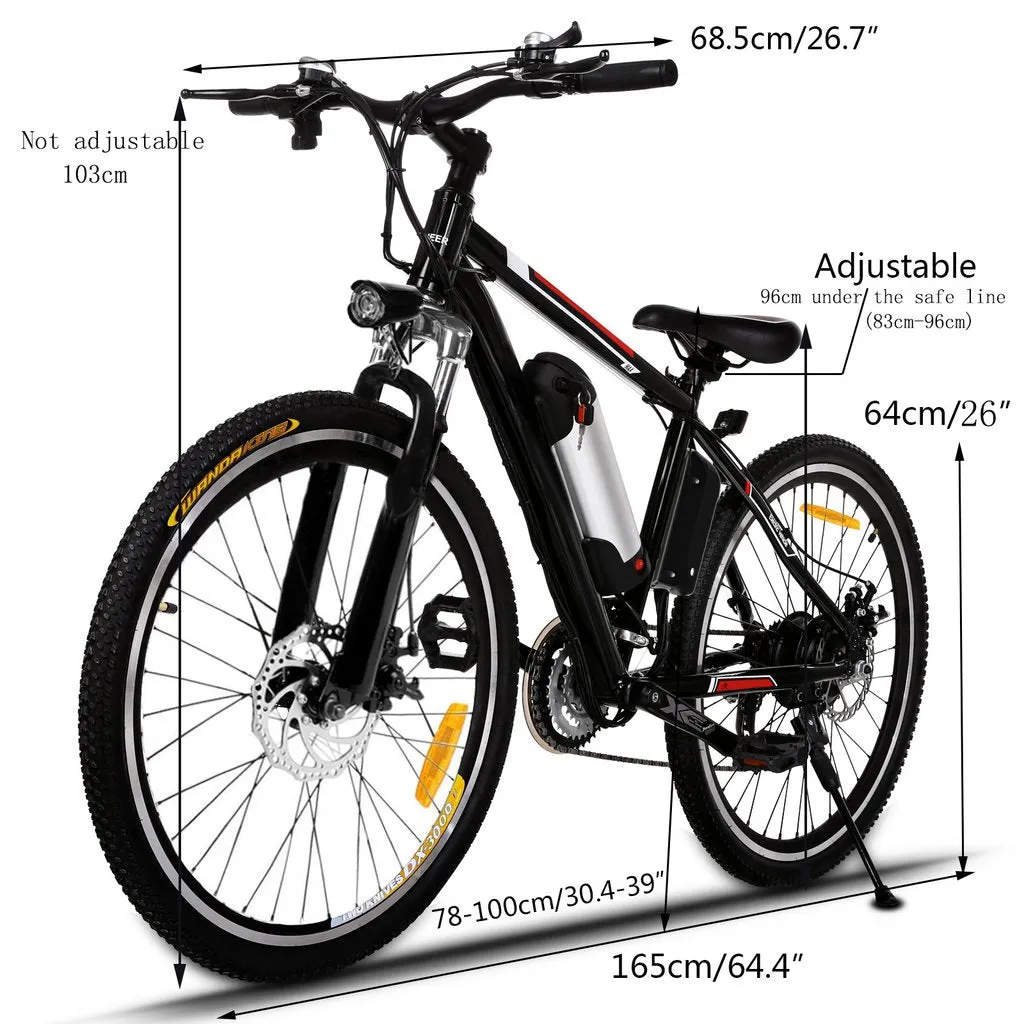 Ancheer 26 Inch Wheel 250W Electric Mountain Bike