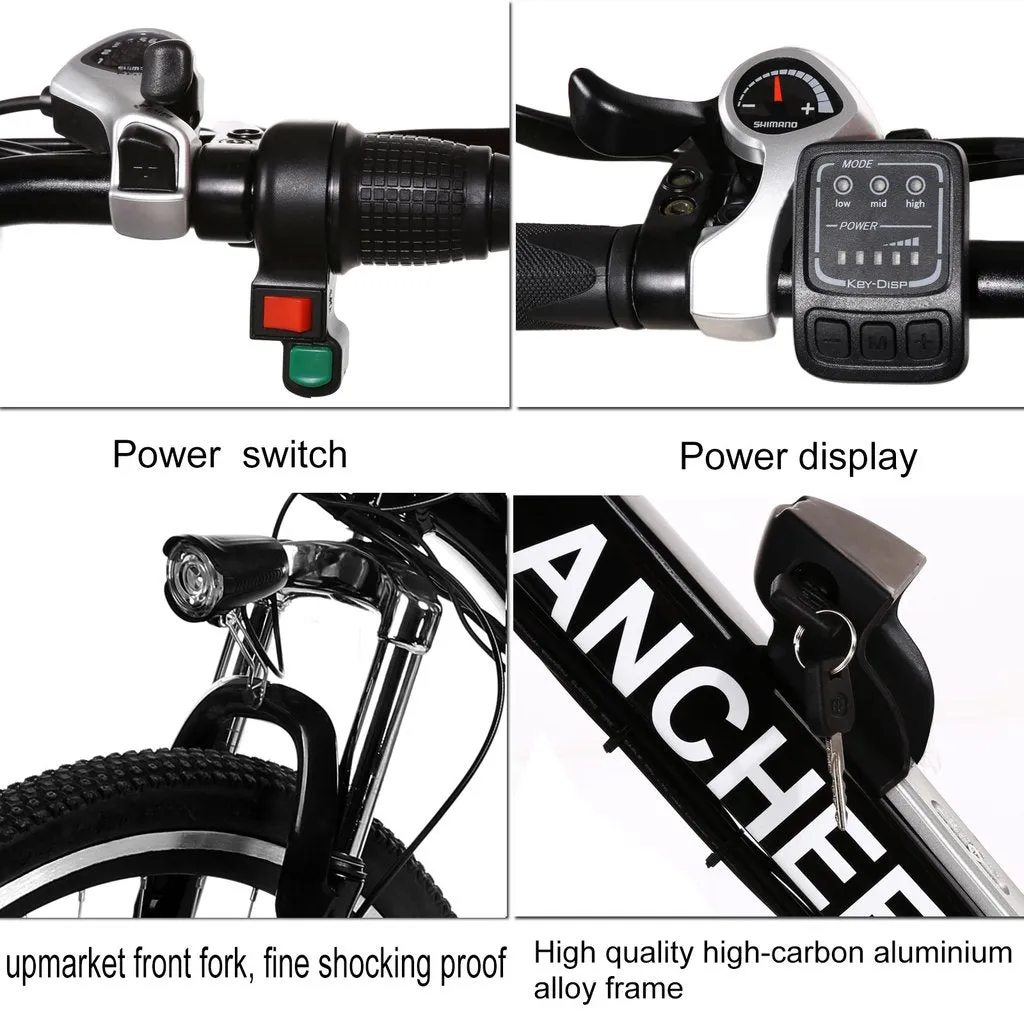 Ancheer 26 Inch Wheel 250W Electric Mountain Bike
