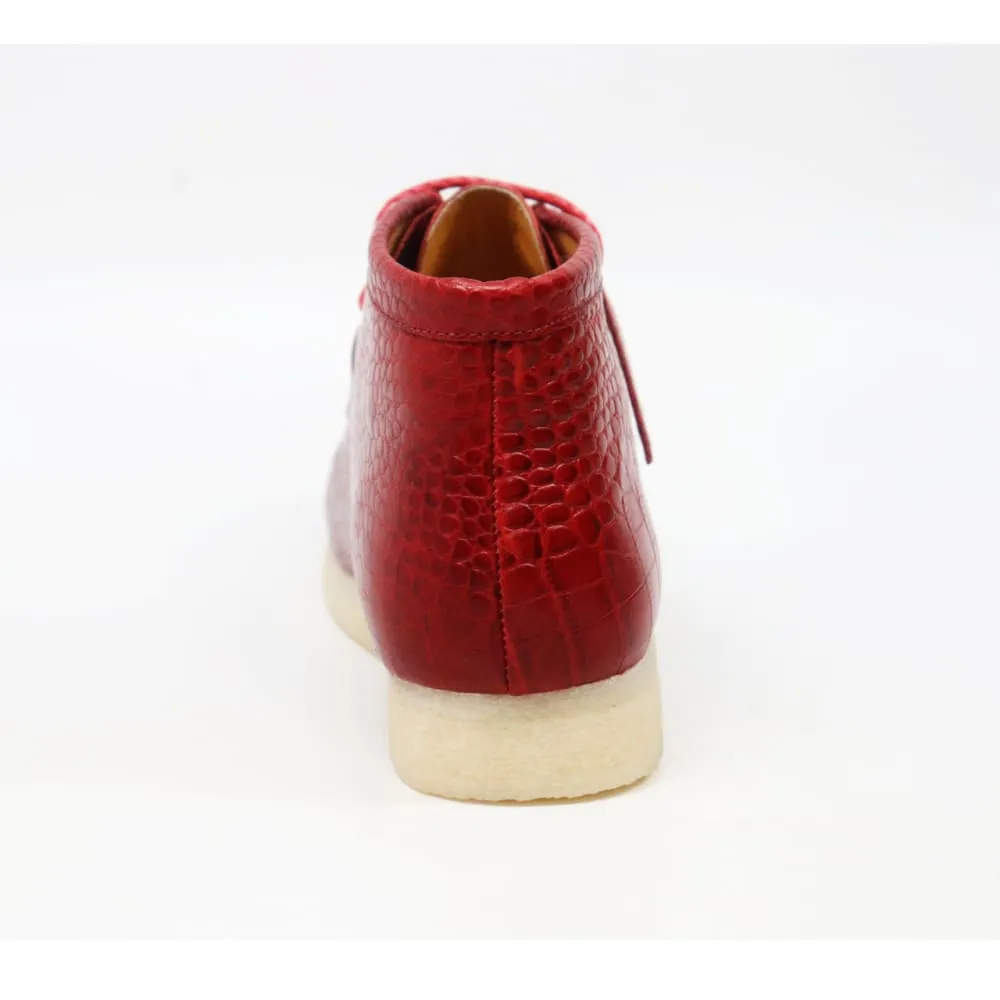 British Walkers Gators Wallabee Boots Men's Alligator Leather