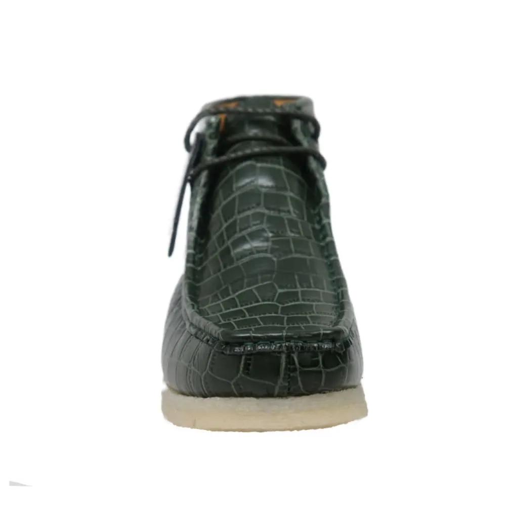 British Walkers Gators Wallabee Boots Men's Alligator Leather