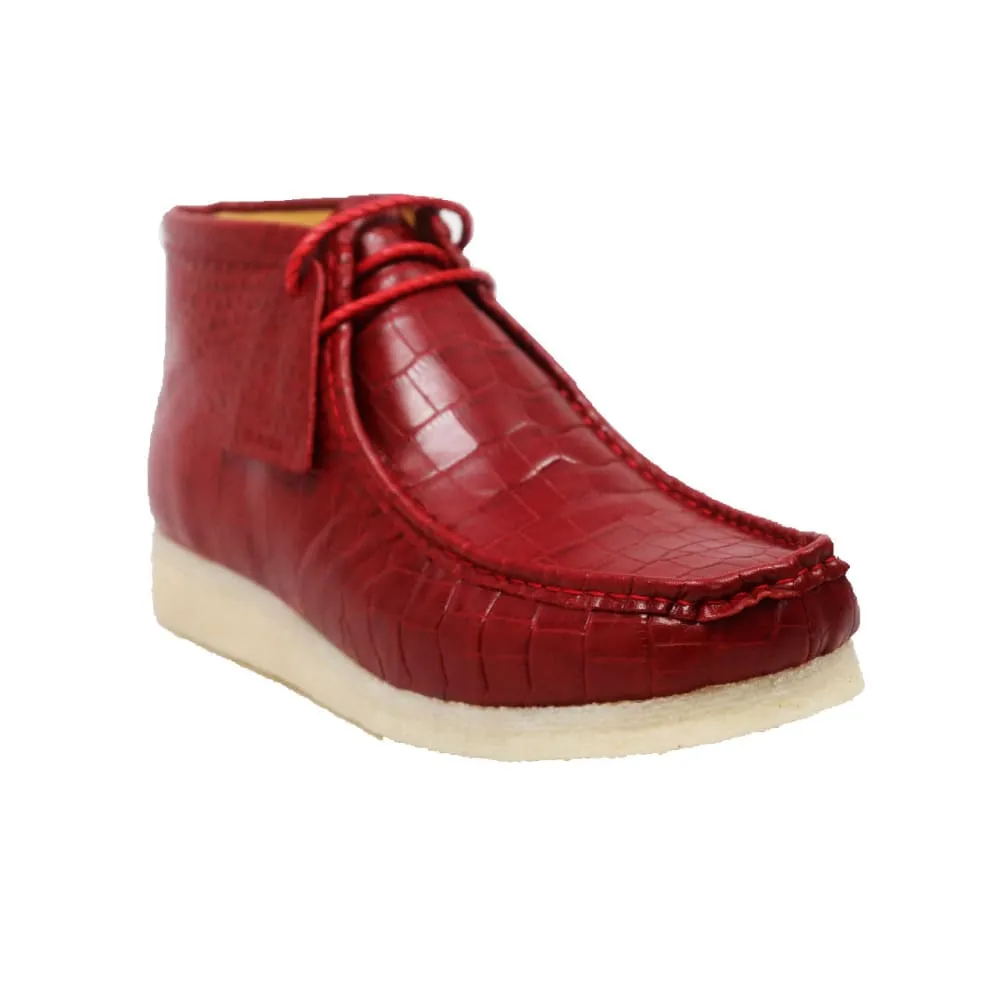 British Walkers Gators Wallabee Boots Men's Alligator Leather