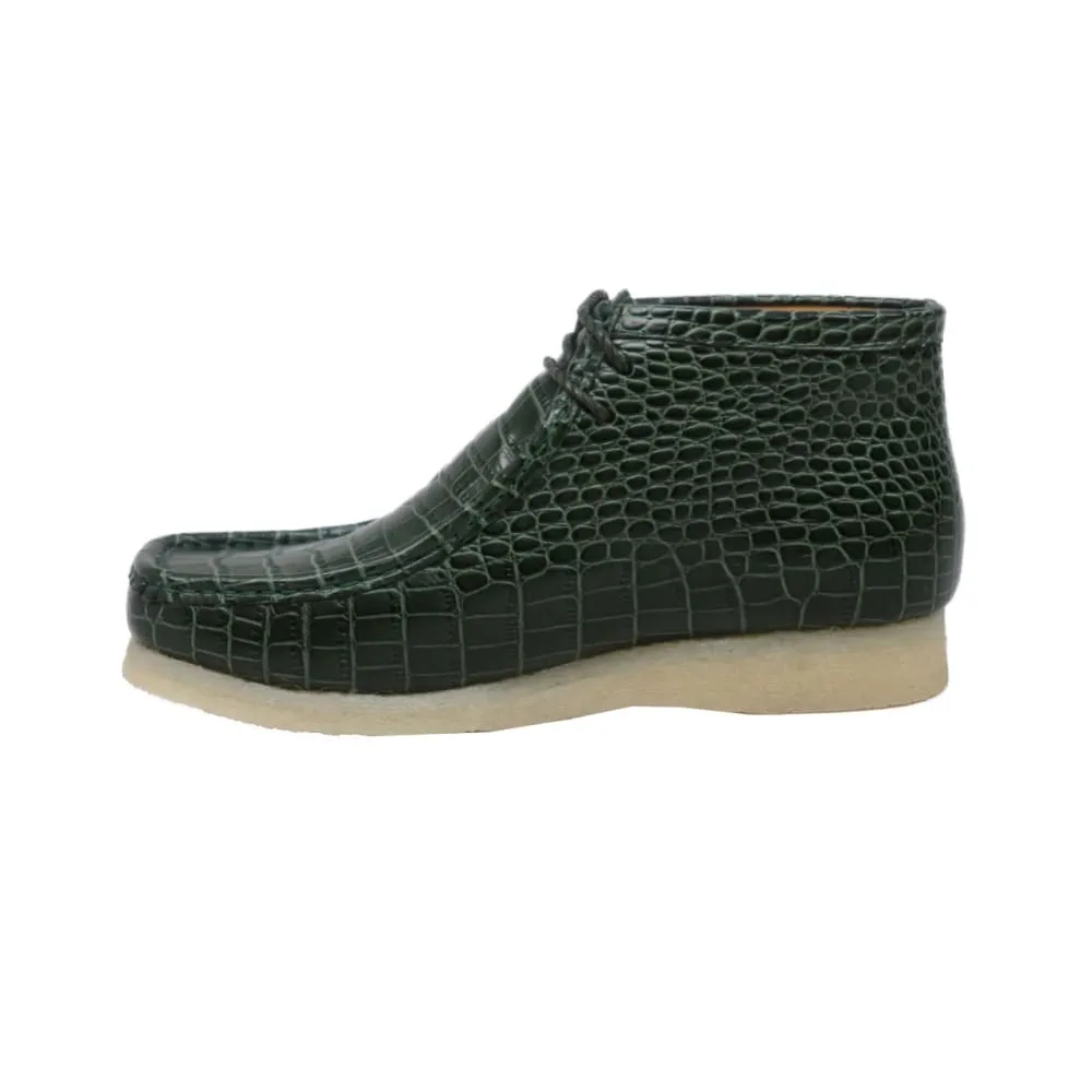 British Walkers Gators Wallabee Boots Men's Alligator Leather