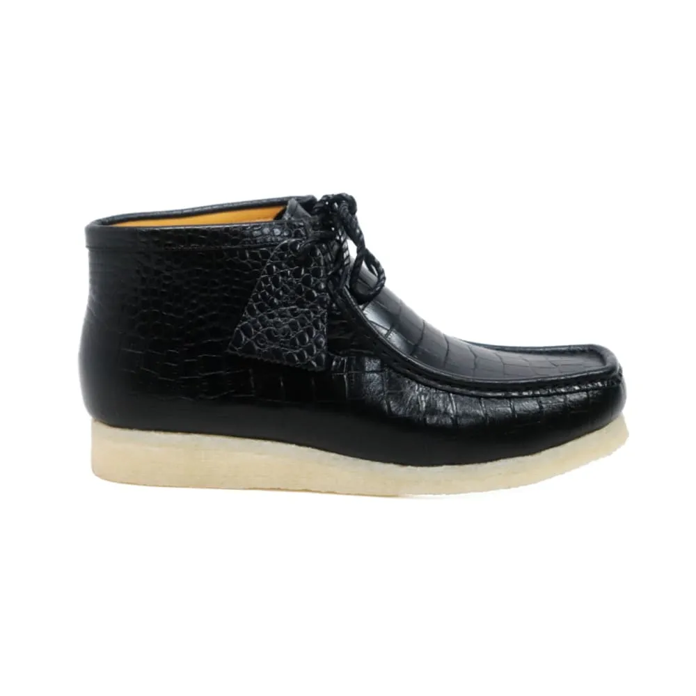 British Walkers Gators Wallabee Boots Men's Alligator Leather
