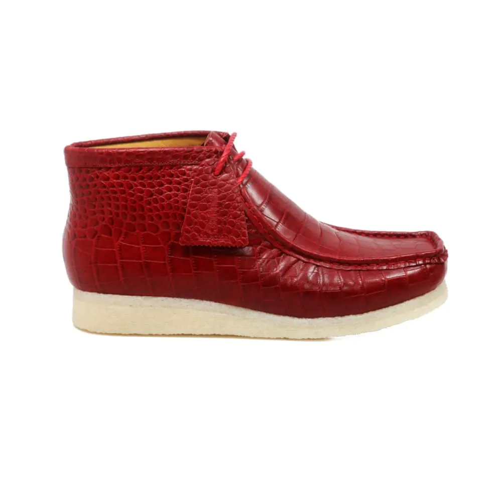 British Walkers Gators Wallabee Boots Men's Alligator Leather
