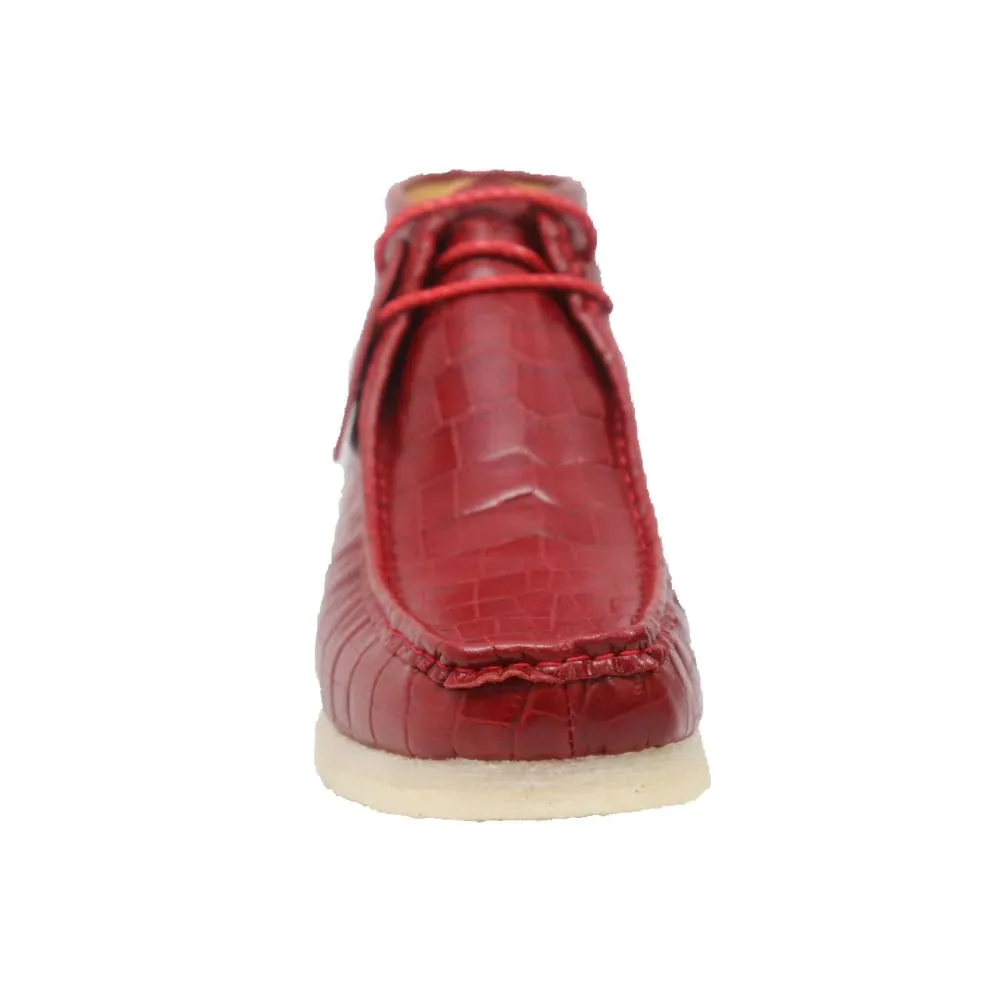 British Walkers Gators Wallabee Boots Men's Alligator Leather