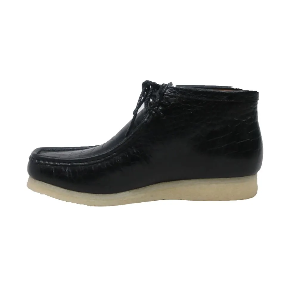 British Walkers Gators Wallabee Boots Men's Alligator Leather