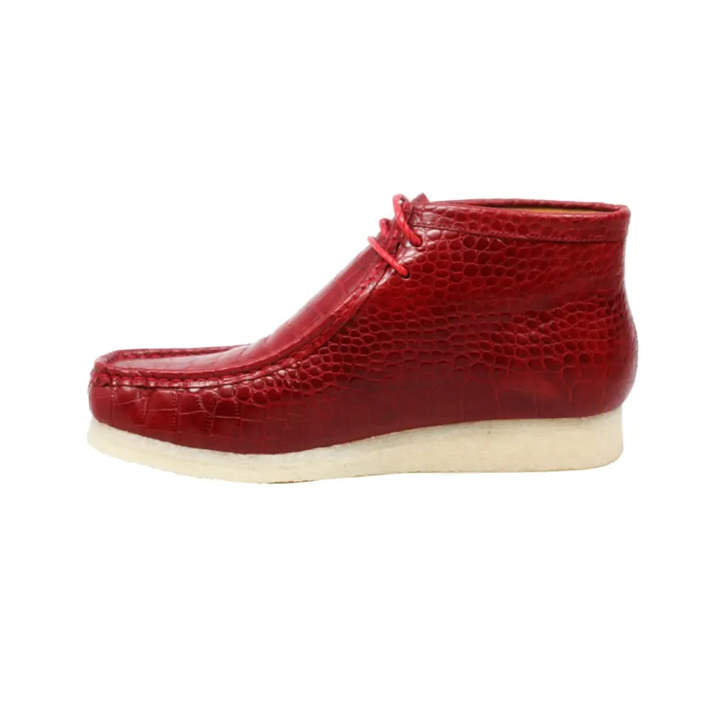 British Walkers Gators Wallabee Boots Men's Alligator Leather