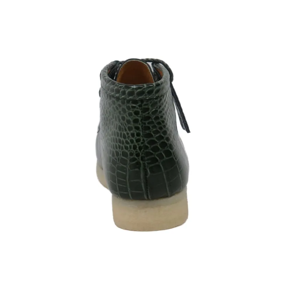 British Walkers Gators Wallabee Boots Men's Alligator Leather