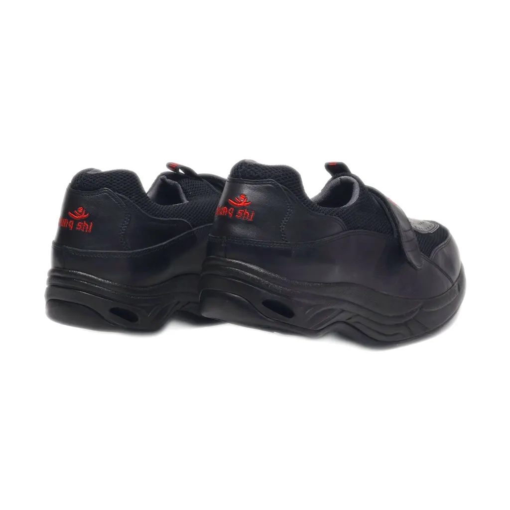 Chung Shi None Casual Lace Ups Leather Black Colour For Men