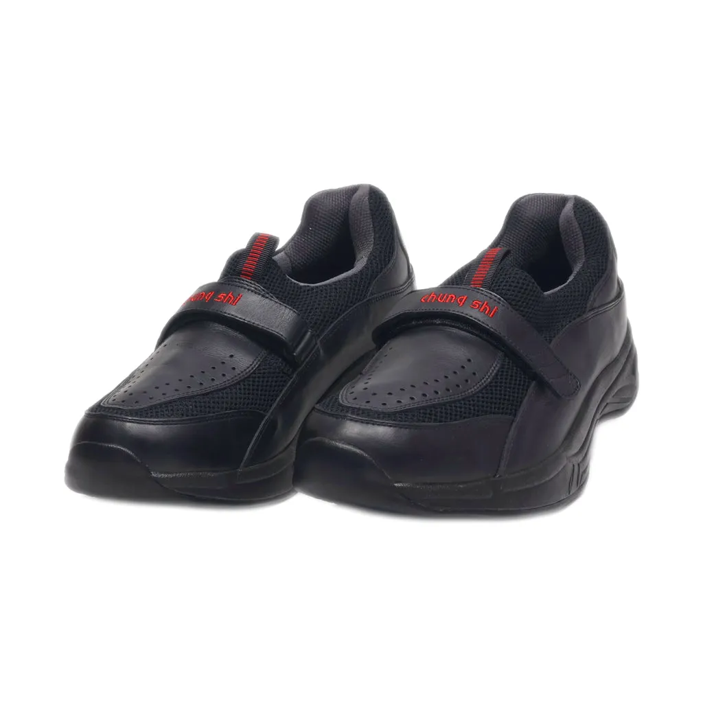 Chung Shi None Casual Lace Ups Leather Black Colour For Men