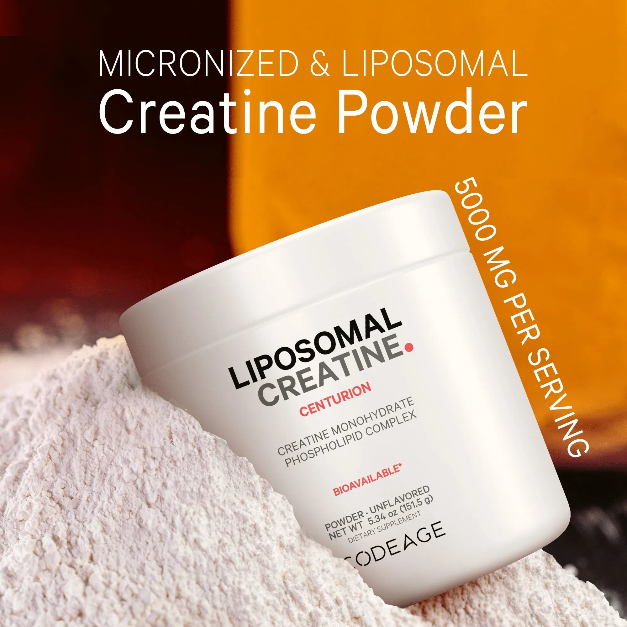 Codeage Creatine Monohydrate Powder Supplement