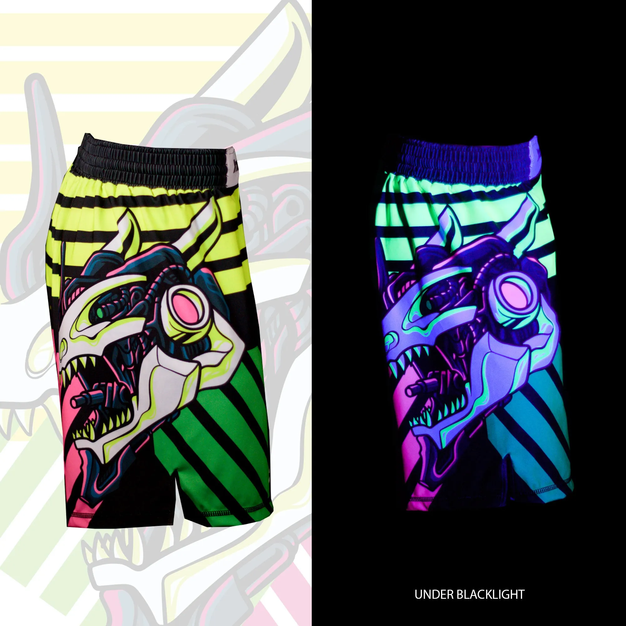 Cyber Dino Sport Shorts