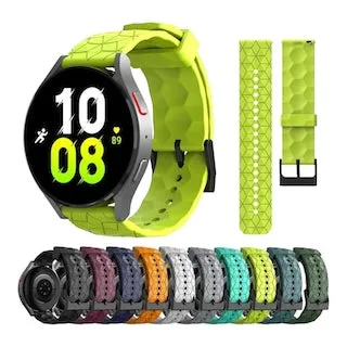 Fossil Hybrid Gazer compatible Silicone Football Pattern Watch Straps