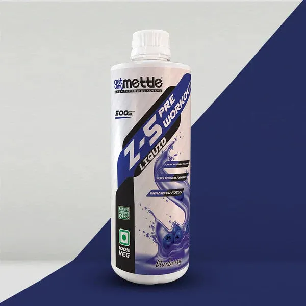 GetmyMettle Z5 Pre Workout Liquid