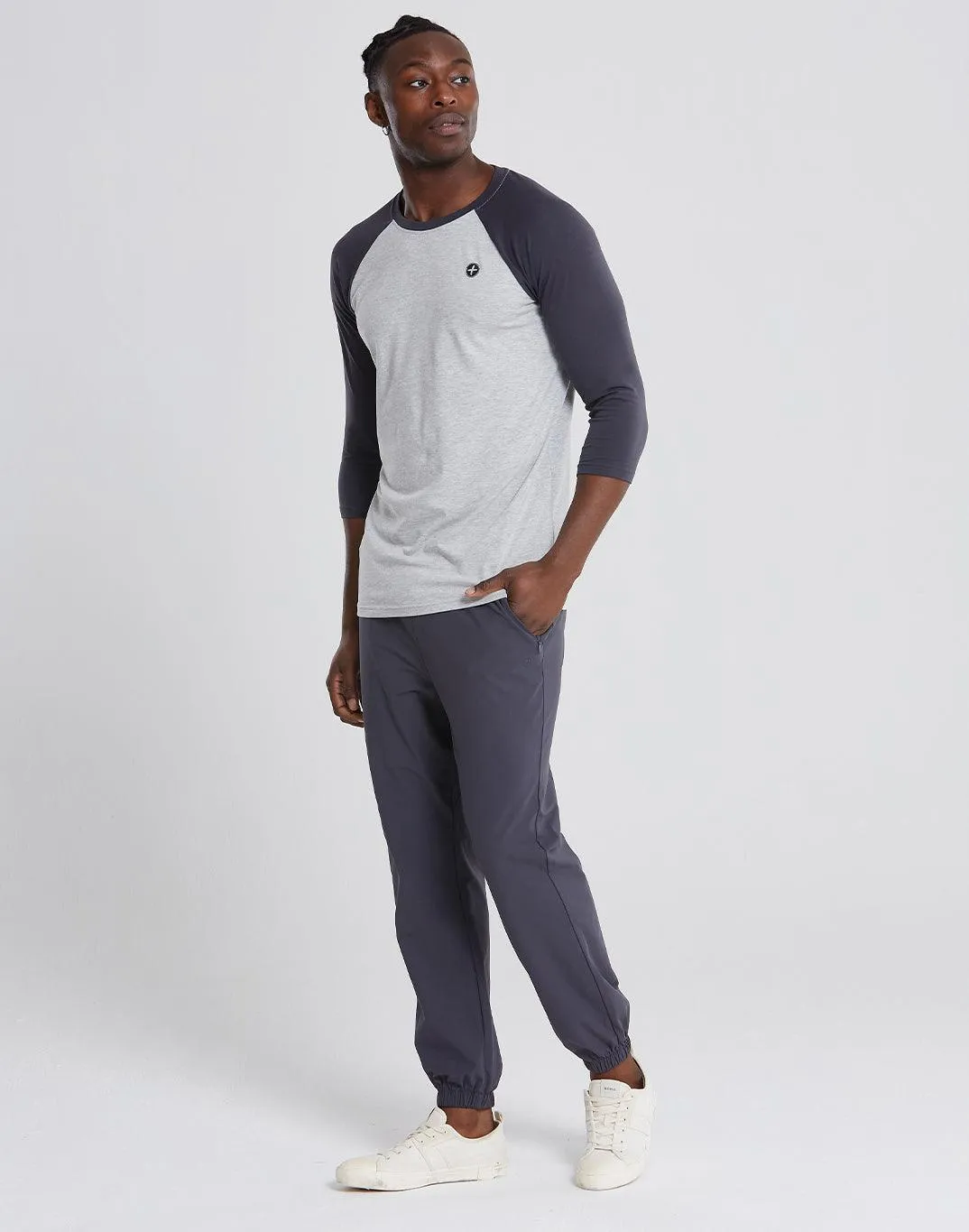 Home Run Tee in Orbit Marl