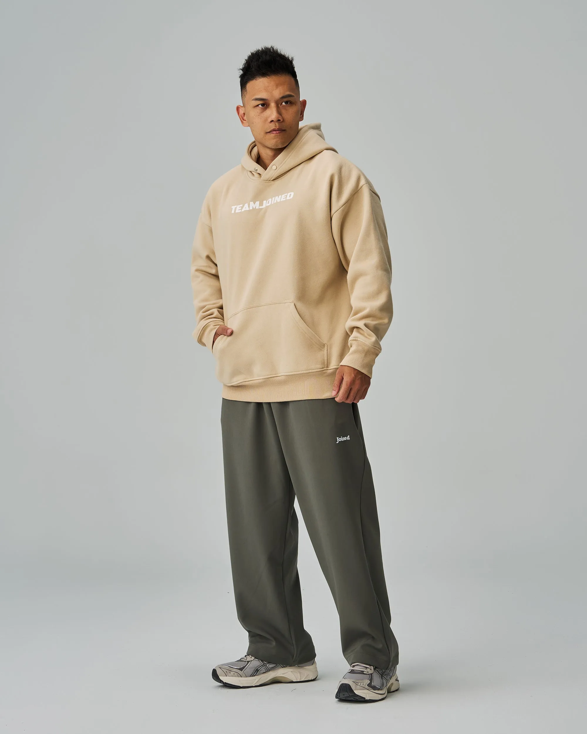 Logo Fleece Oversized Hoodie