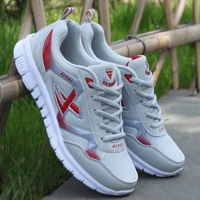 Men casual shoes lace-up breathable