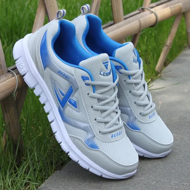 Men casual shoes lace-up breathable