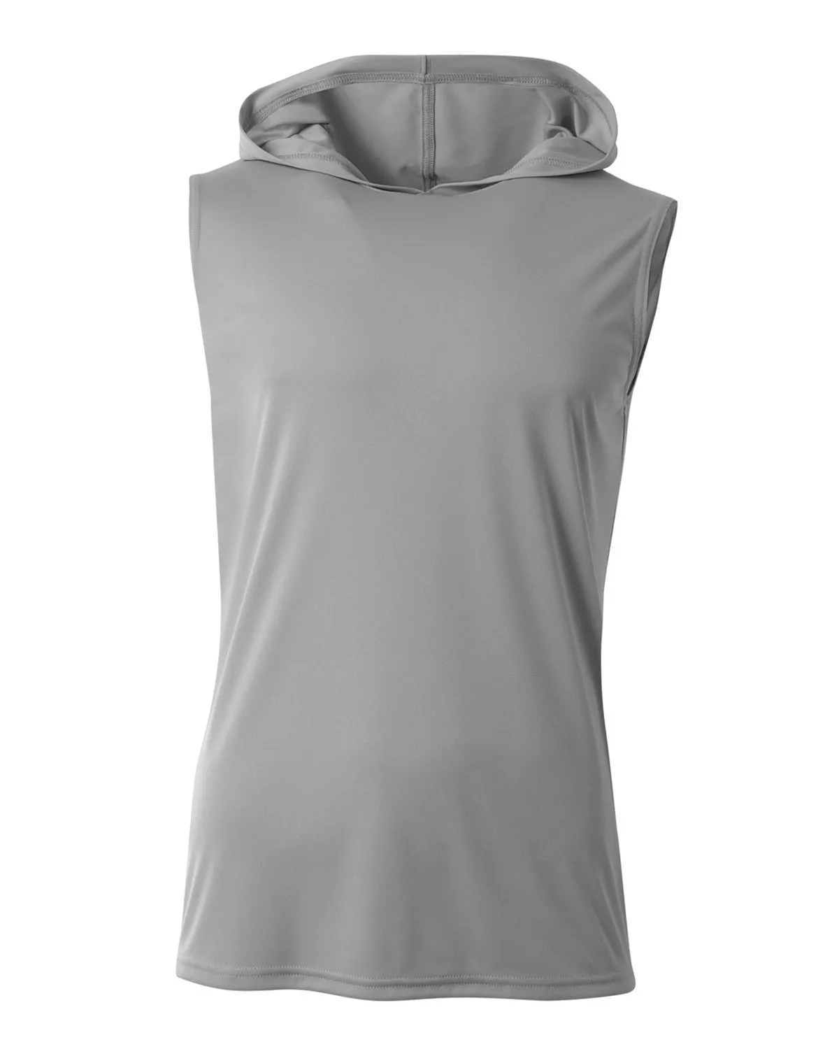 Men's Sleeveless Hooded Workout Tank Top with Muscle Cut Off