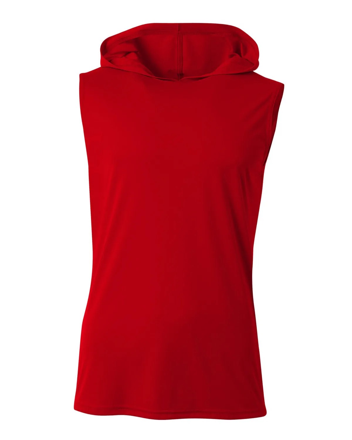 Men's Sleeveless Hooded Workout Tank Top with Muscle Cut Off