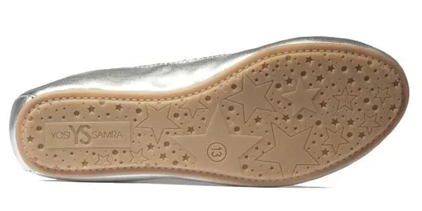 Miss Samara Ballet Flat - Silver Metallic