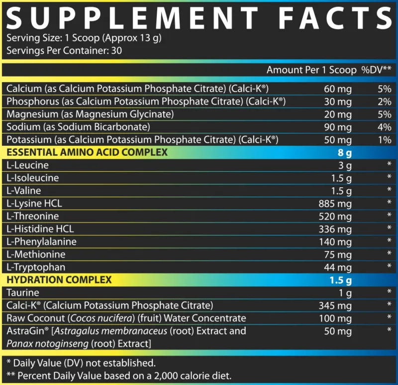 Nutrex Research EAA Hydro 30 Serving, 390g