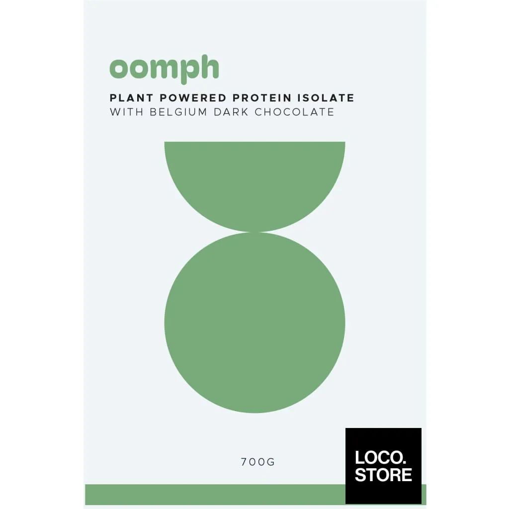 OOMPH Plant Powered Protein Isolate with Belgium Dark Chocolate 700g