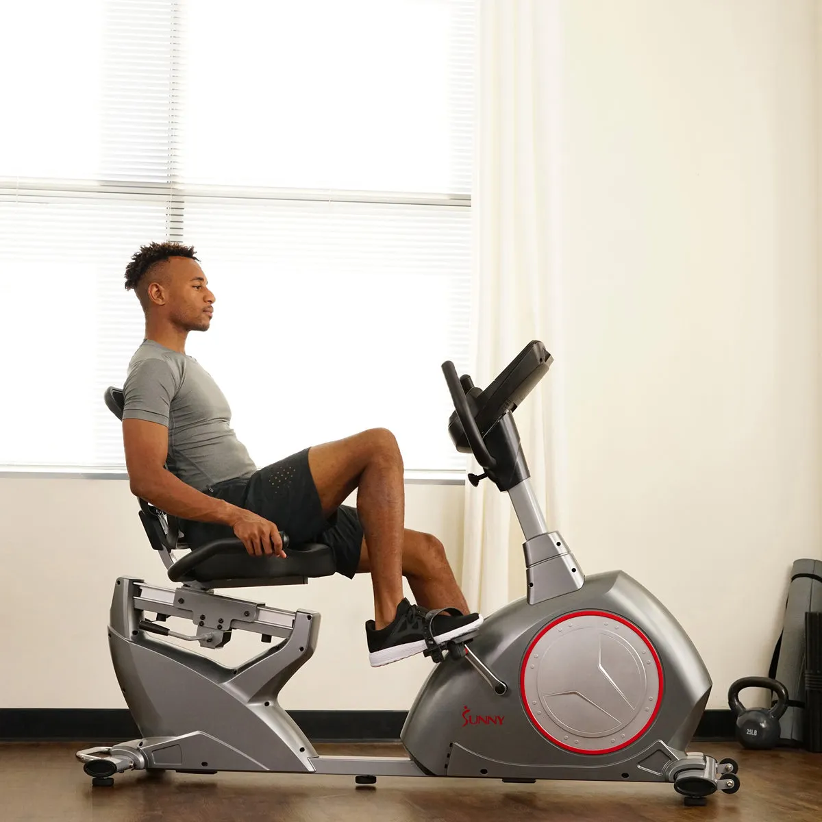 Recumbent Bike Exercise Bike, Self-Powered Cycling for USB Charging Function