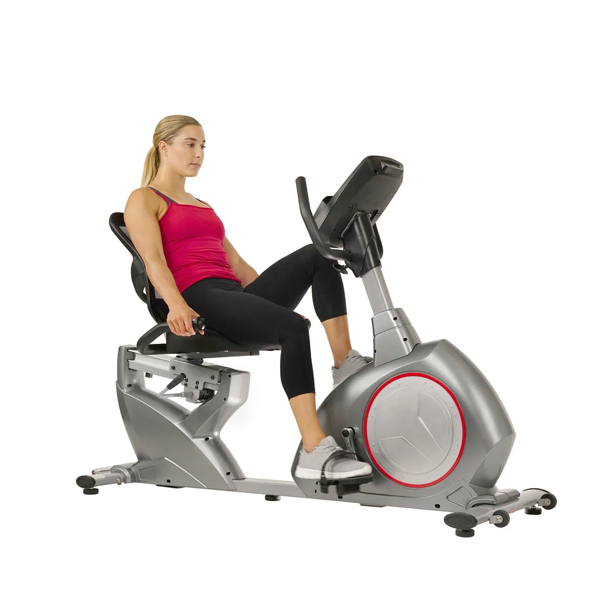 Recumbent Bike Exercise Bike, Self-Powered Cycling for USB Charging Function