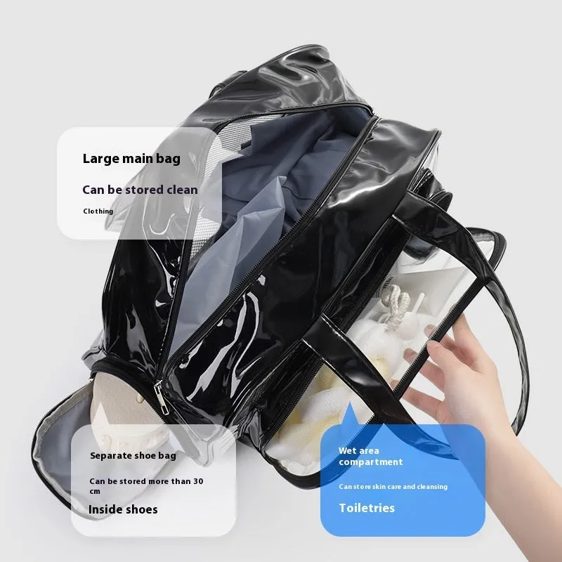 Swimming Storage Bag Women's Large Capacity Dry Wet Separation Sports Handbag
