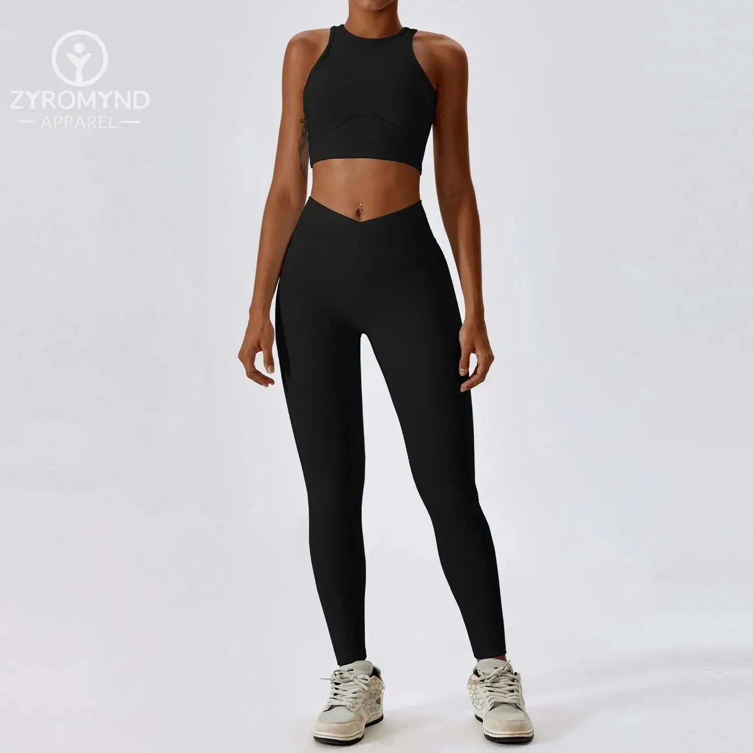 Thread Abdominal Tightening High Waist - Beautiful Back - Yoga Set