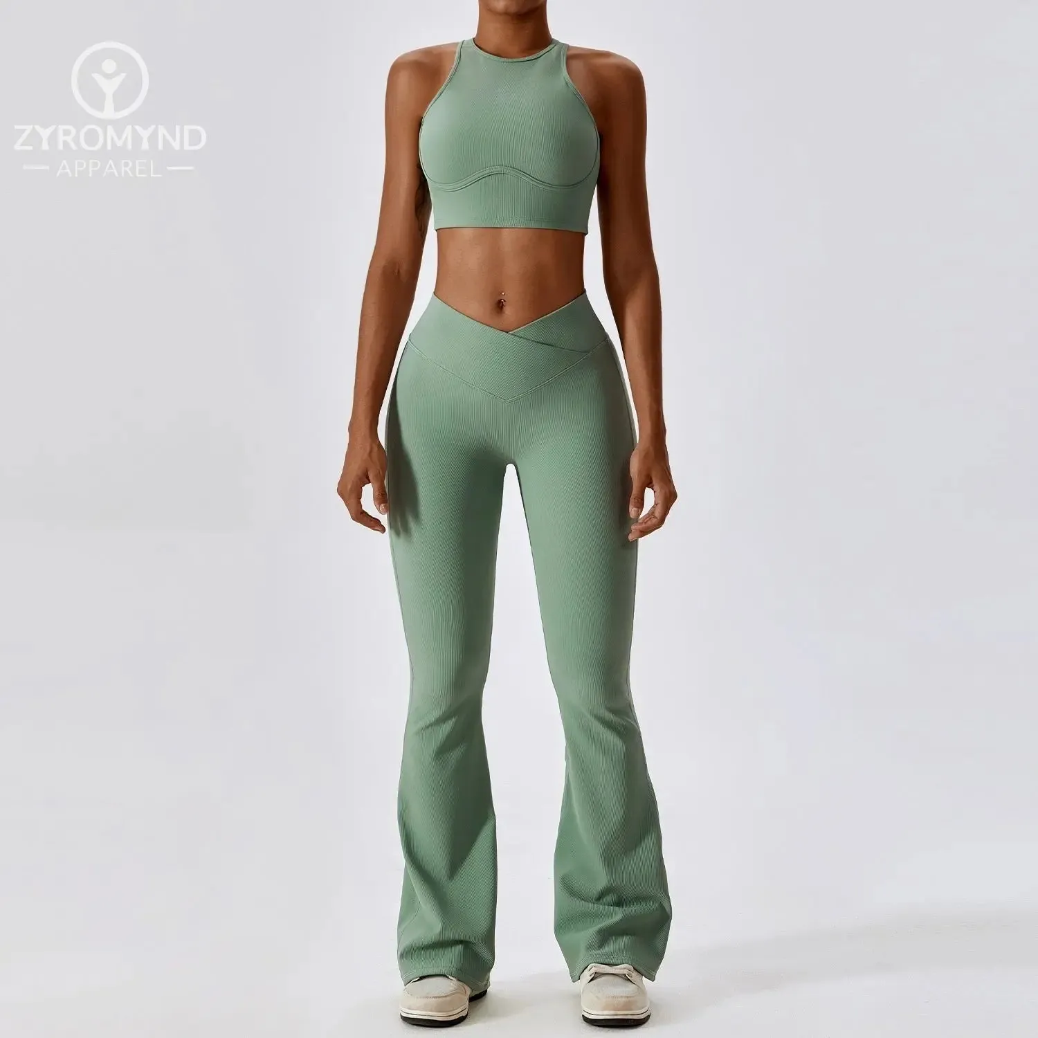 Thread Abdominal Tightening High Waist - Beautiful Back - Yoga Set