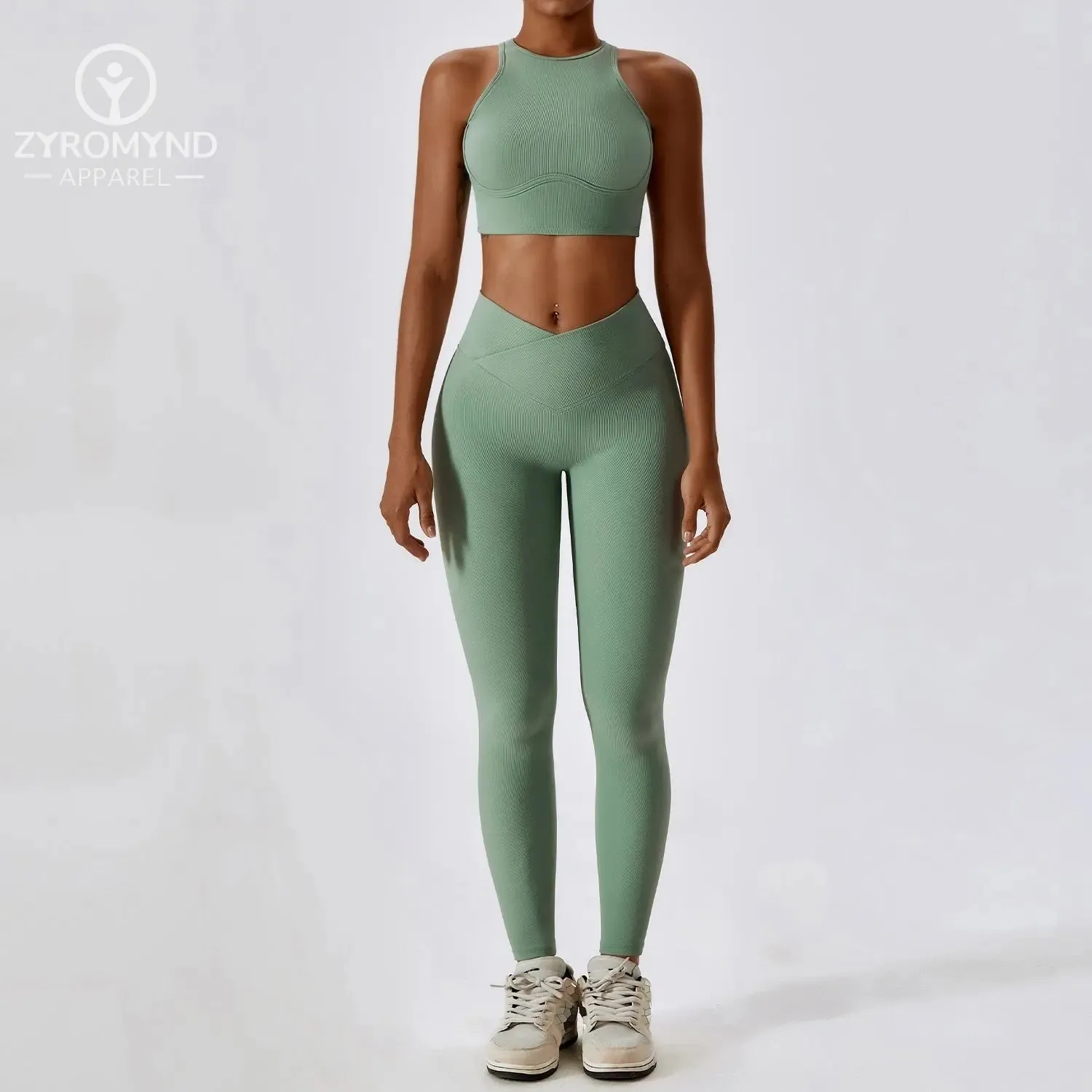 Thread Abdominal Tightening High Waist - Beautiful Back - Yoga Set
