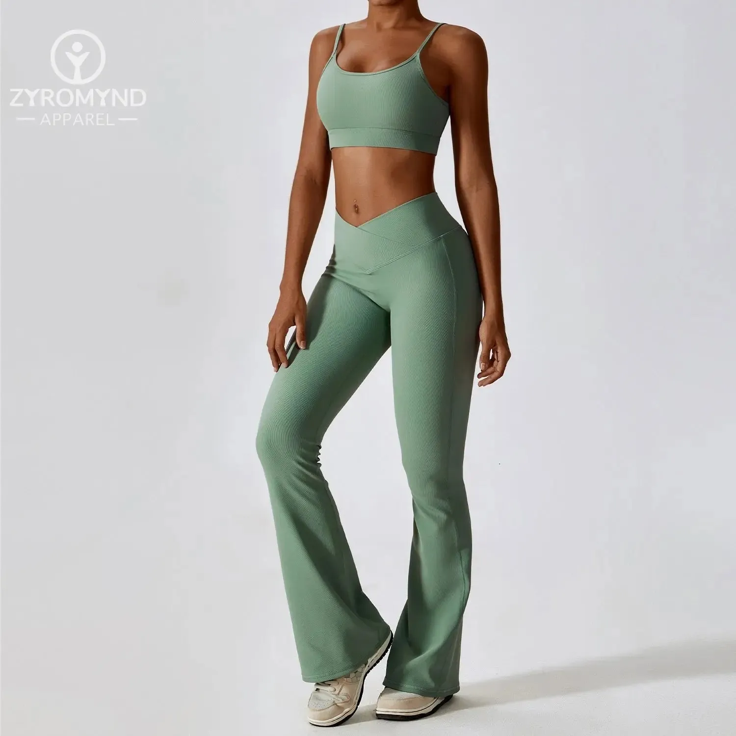 Thread Abdominal Tightening High Waist - Beautiful Back - Yoga Set
