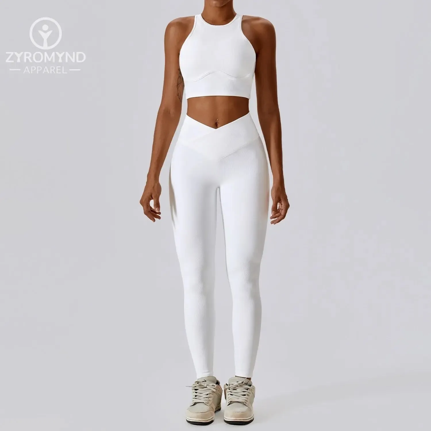 Thread Abdominal Tightening High Waist - Beautiful Back - Yoga Set