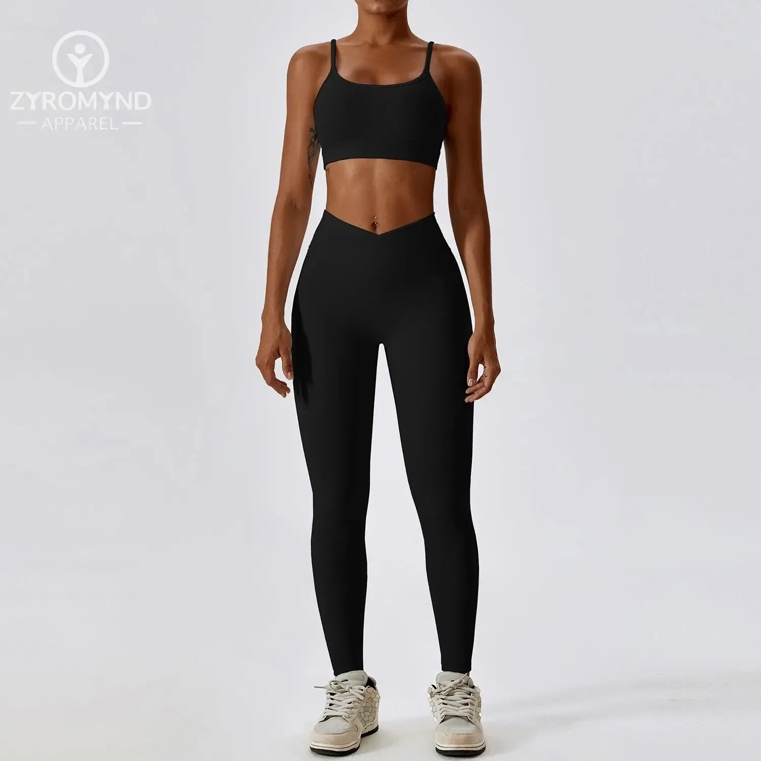 Thread Abdominal Tightening High Waist - Beautiful Back - Yoga Set