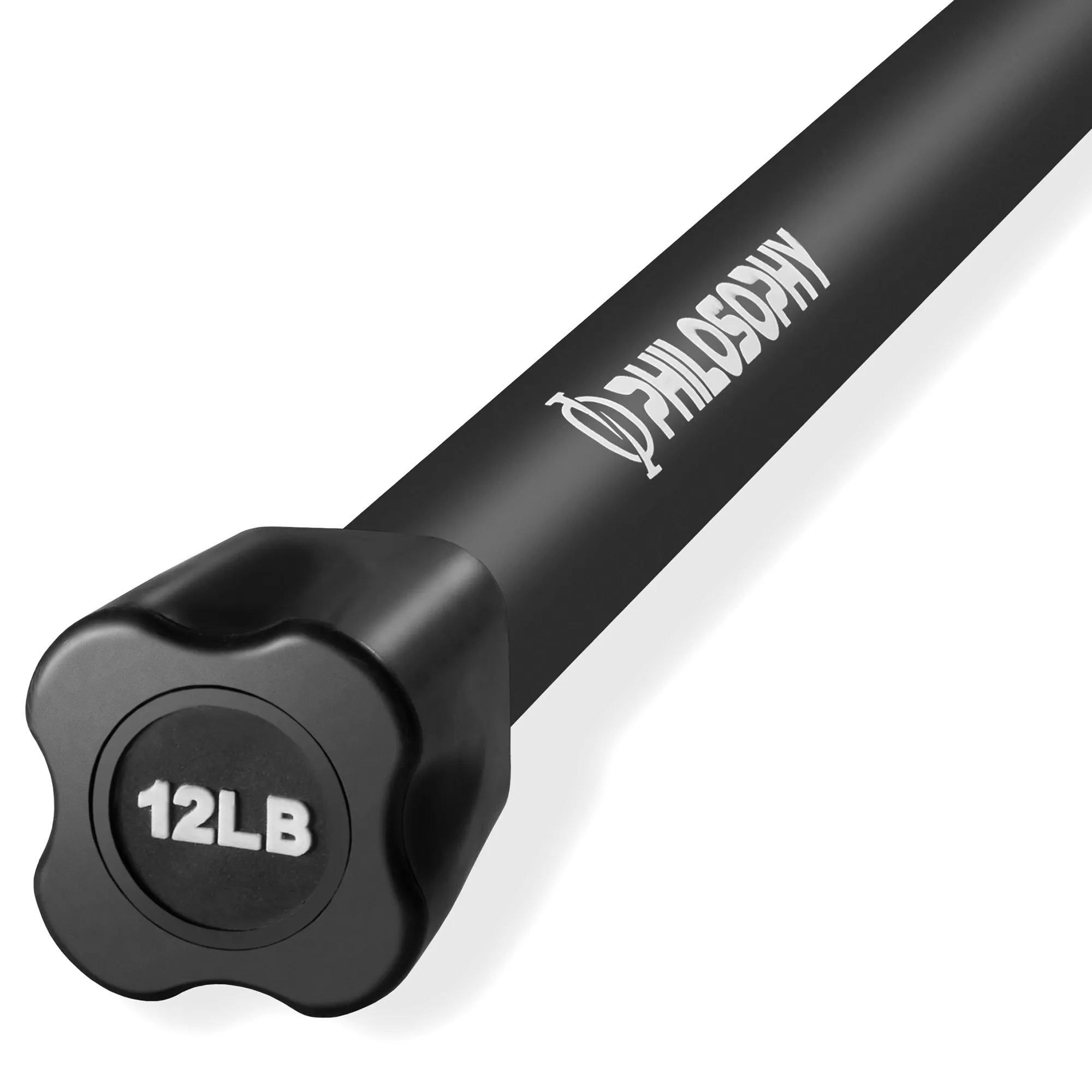 Workout Weighted Bar - Padded Workout Body Toning Exercise Bar
